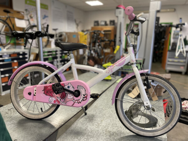 Vélo enfant rose